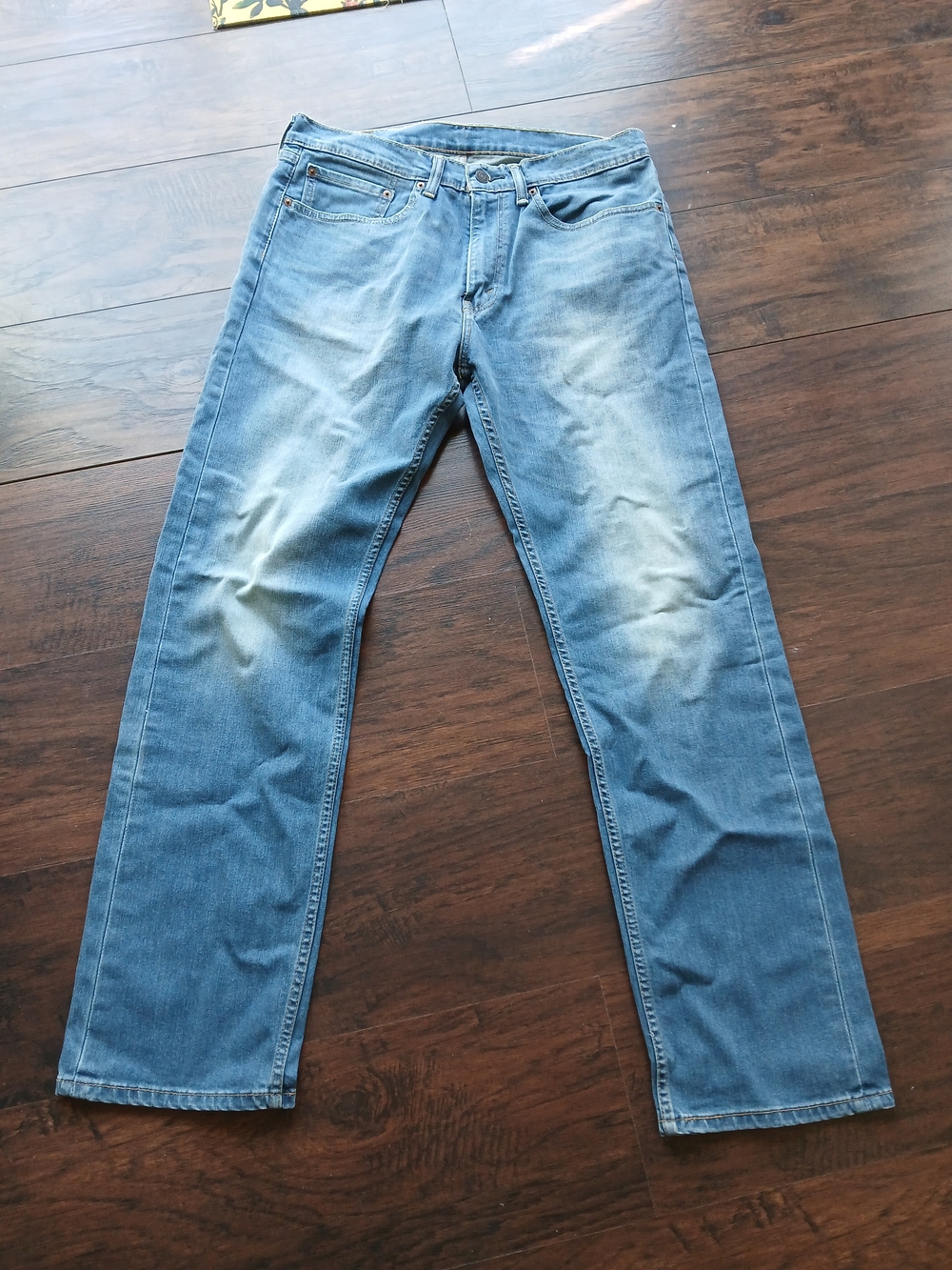 Levi's Light Blue Straight Leg Men's Jeans Style 505, 34x32